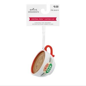 New Hallmark Central Perk Coffee Cup Friends Ornament